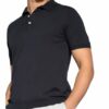 Boglioli Strick-Poloshirt blau