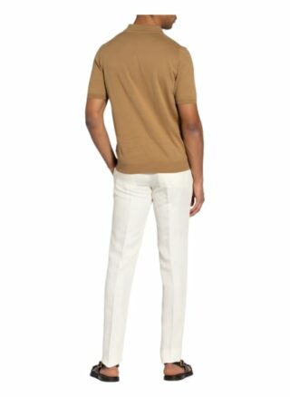 Boglioli Strick-Poloshirt braun
