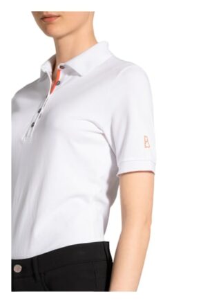 Bogner Piqué-Poloshirt Nell Mit Swarovski Kristallen weiss