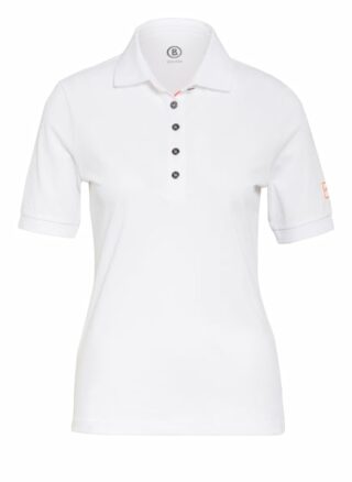 Bogner Piqué-Poloshirt Nell Mit Swarovski Kristallen weiss