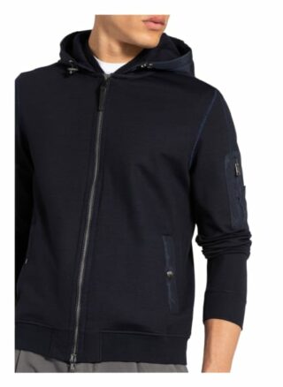 Bogner Strickjacke Adrian Im Materialmix blau