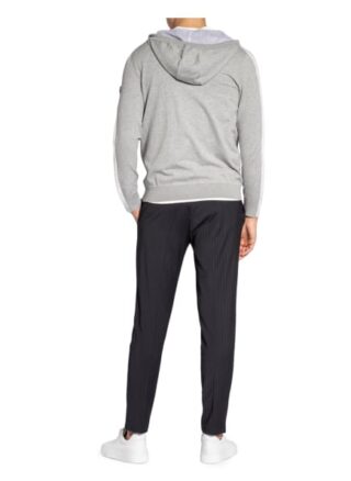 Bogner Strickjacke Diego Mit Galonstreifen grau