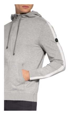Bogner Strickjacke Diego Mit Galonstreifen grau