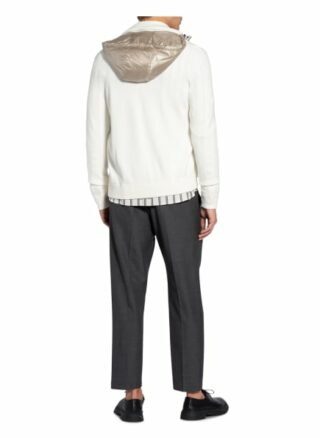 Bogner Strickjacke Wallis Im Materialmix weiss