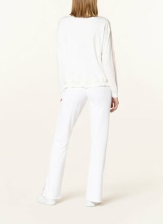Bogner Strickshirt Hannah Im Materialmix weiss