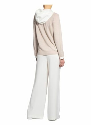 Bogner Sweatjacke Agnes Im Materialmix beige