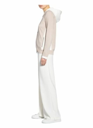 Bogner Sweatjacke Agnes Im Materialmix beige