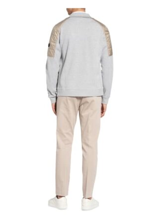Bogner Sweatjacke Tabeo Mit Steppeinsatz grau
