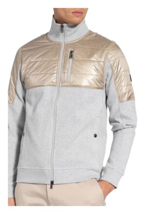 Bogner Sweatjacke Tabeo Mit Steppeinsatz grau