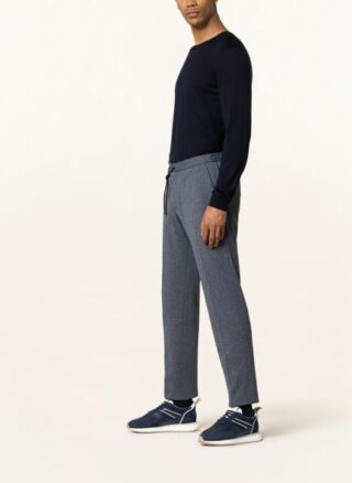 Boss Anzughose Banks Im Jogging-Stil Slim Fit blau