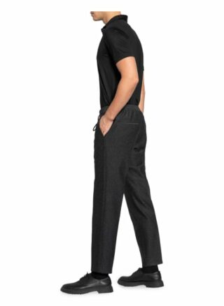 Boss Anzughose Banks Im Jogging-Stil Slim Fit schwarz