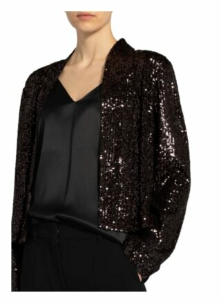 Boss Blazer Jackveta Mit Paillettenbesatz schwarz