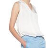 Boss Blusentop Lemilyne Aus Seide weiss