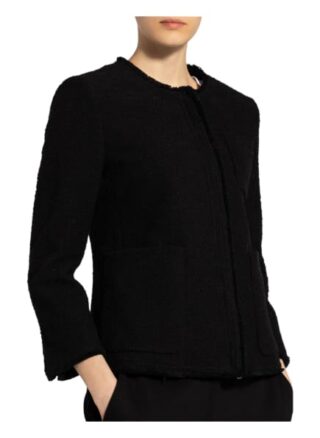 Boss Bouclé-Jacke Jilira schwarz