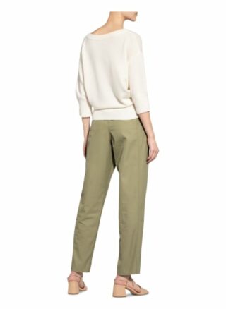 Boss Cashmere-Pullover Fortini Mit 3/4-Arm weiss