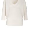 Boss Cashmere-Pullover Fortini Mit 3/4-Arm weiss