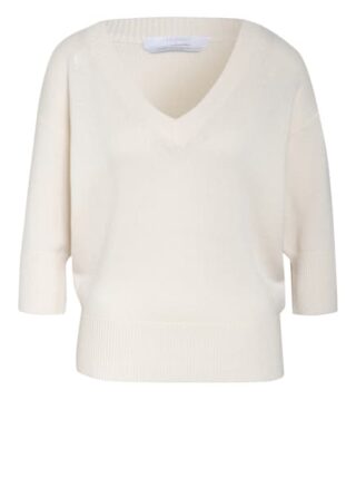 Boss Cashmere-Pullover Fortini Mit 3/4-Arm weiss