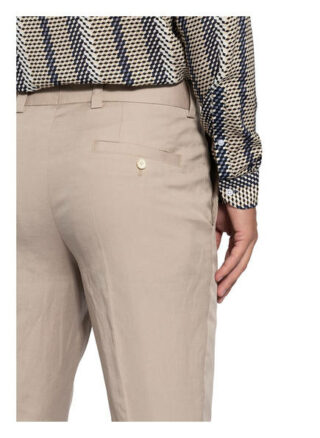 Boss Chino Perin Mit Leinen beige