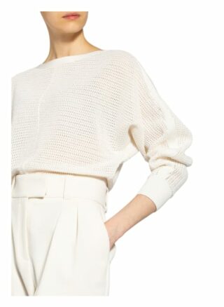 Boss Cropped-Pullover Feesa weiss