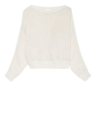 Boss Cropped-Pullover Feesa weiss