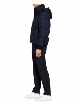 Boss Daunenjacke Olooh Mit Abnehmbarer Kapuze blau