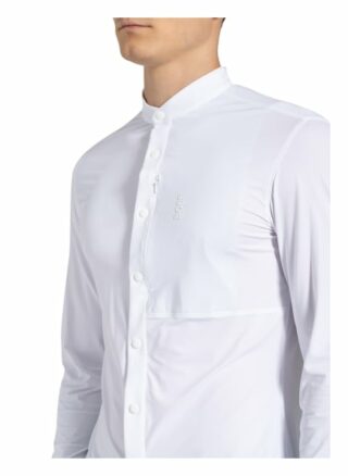 Boss Hemd Bonaventura Slim Fit Mit Stehkragen weiss