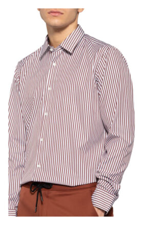 Boss Hemd Eliott Regular Fit braun