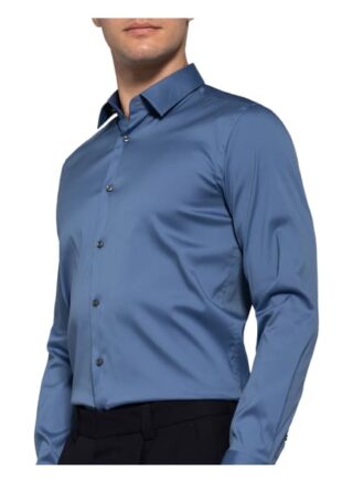 Boss Isko Business-Hemd Herren, Blau