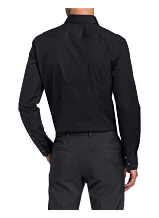 Boss Jason Business-Hemd Herren, Schwarz