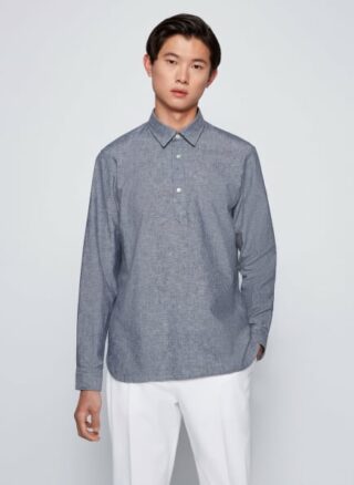 Boss Hemd Landen blau