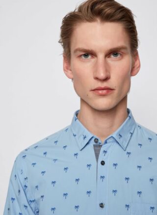 Boss Magneton 1 Business-Hemd Herren, Blau