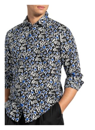 Boss Ronni Casual-Hemd Herren, Schwarz