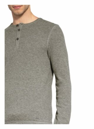 Boss Henley-Shirt Trix grau