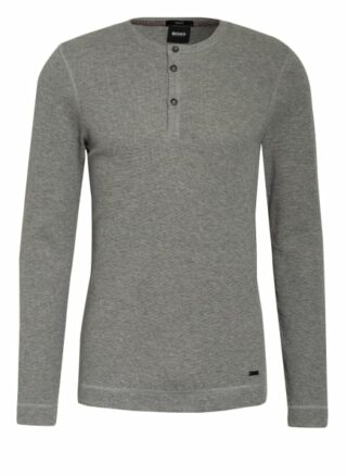 Boss Henley-Shirt Trix grau