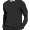 Boss Henley-Shirt Trix schwarz