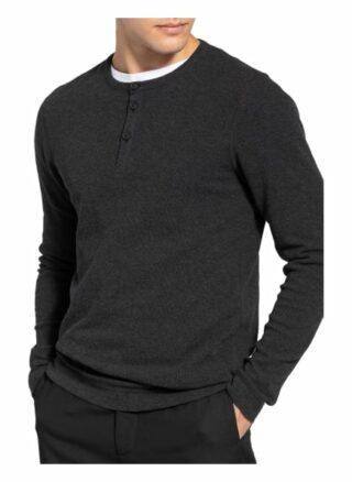 Boss Henley-Shirt Trix schwarz