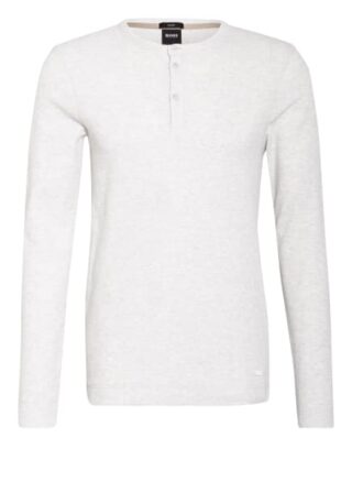 Boss Henley-Shirt Trix weiss