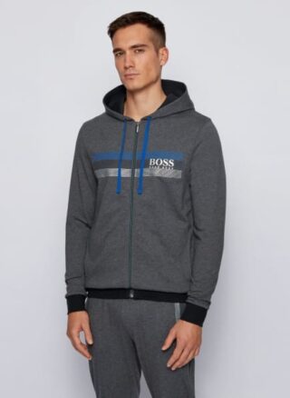 Boss Hoodie Authentic Jacket H grau