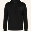 Boss Seeger Hoodie Herren, Schwarz