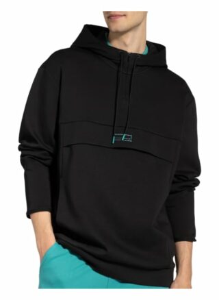 Boss Hoodie Swoven schwarz