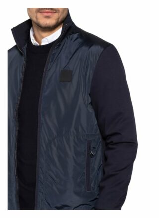 Boss Hybrid-Sweatjacke Scavo Zum Wenden blau