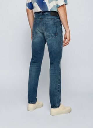Boss Taber Bc S Tapered Jeans Herren, Blau