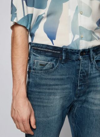 Boss Taber Bc S Tapered Jeans Herren, Blau