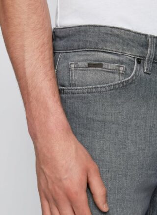 Boss maine3+ Straight Leg Jeans Herren, Grau