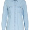 Boss Jeansbluse Berts blau