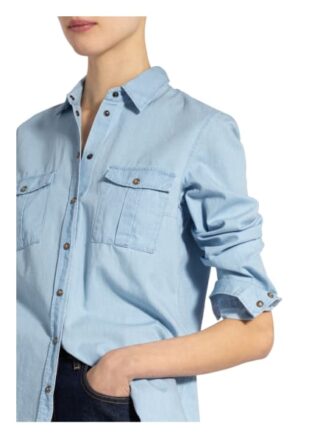 Boss Jeansbluse Berts blau