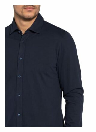 Boss Jerseyhemd Mypop Slim Fit blau