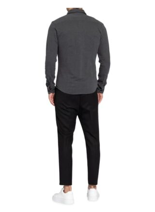 Boss Jerseyhemd Mypop Slim Fit grau