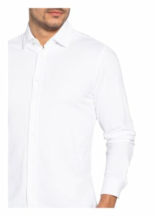 Boss Jerseyhemd Mypop Slim Fit weiss