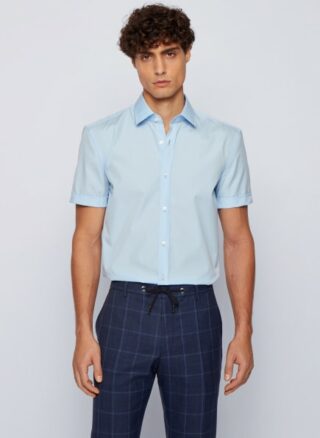 Boss Kurzarm-Hemd Jats blau